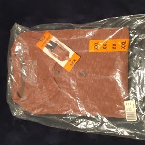 Eddie Bauer active wear polo shirt xxl